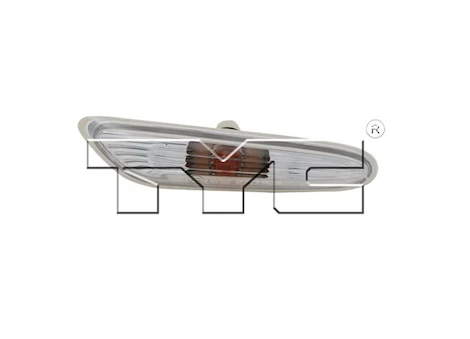 TYC LH SIDE REPEATER LAMP E60; SEDAN BMW 550I/M5 06-10; 525I/530I 04-07; 535I/528I 08-10