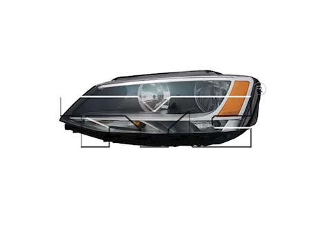 TYC LH HEADLAMP ASSY COMPOSITE SEDAN VOLKSWAGEN JETTA 2011-2016 CAPA