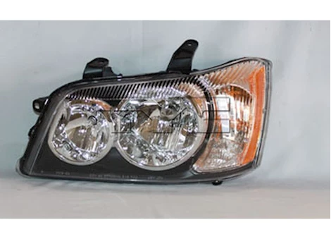 TYC LH HEADLAMP ASSY COMPOSITE W/O BULBS TOYOTA HIGHLANDER 2001-2003