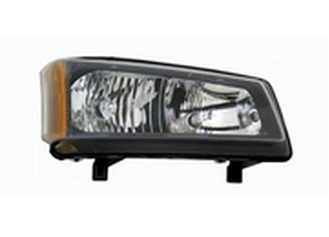 TYC RH HEADLAMP ASSY COMPOSITE 1ST DESIGN; SMOOTH BEZEL SILVERADO 1500/2500/3500 03-06
