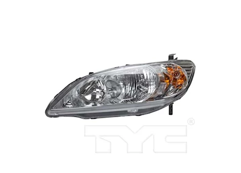 TYC LH HEADLAMP SDN/COUPE/HYBRID; INCL SIDE MARKER/PARK/SIGNAL LAMPS; W/O BULBS OR SOCKETS CIVIC 04-05