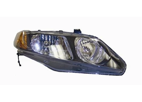TYC RH HEADLAMP ASSY  4DR SEDAN; INCL SIDE MARKER/PARK/SIGNAL LMPS; W/O BULBS OR SOCKETS CIVIC 06-08