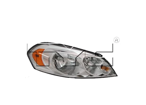 TYC RH HEADLAMP ASSY COMPOSITE CHEVROLET IMPALA 06-13; IMPALA LMTD 14-16; MONTE CARLO 06-07