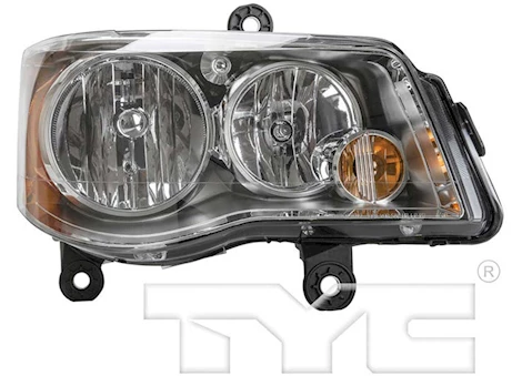 TYC 08-16 cr town & country;11-20 dg grand caravan halogen headlight assy rh Main Image