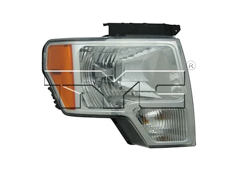 TYC CAPA 09-14 FD F SERIES PU LD CHROME W/O LOGO HEAD LAMP ASSY RH
