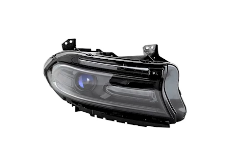 TYC CAPA 16-19 DG CHRGR HALGN W/ LED DRL W/O LOGO HEADLAMP ASSY