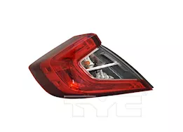 TYC 16-c hd civic sdn qtr tail light assy lh