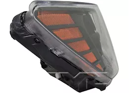 TYC Capa 14-20 dg journey lme halogen blk trim headlight assy rh