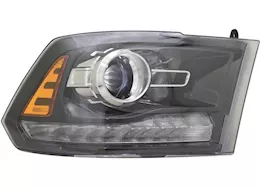 TYC Capa rh headlight assy; black dodge ram 1500/2500/3500 16-18; 1500 classic 19-c