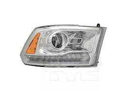 TYC Capa 16-18 dg ram ld/hd;19-c ld classic chr headlight assy