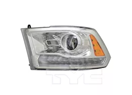 TYC Capa 16-18 dg ram ld/hd;19-c ld classic chr headlight assy