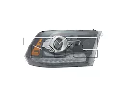 TYC 13-15 dg ram 1500/2500 w/o logo blk h.l lh