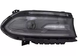 TYC Capa 18-21 dg charger (w/o logo) halogen headlight assy rh