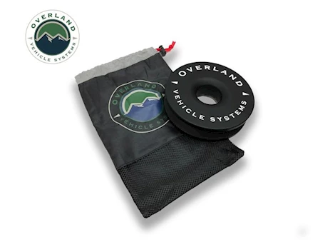 Overland Vehicle Systems Recovery ring 6.25in 45,000 lb. black w/storage bag Main Image