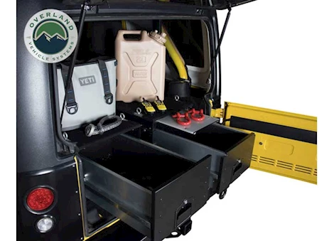 Overland Vehicle Systems CARGO BOX AND CARGO BOX W/WORKING STATION COMBO