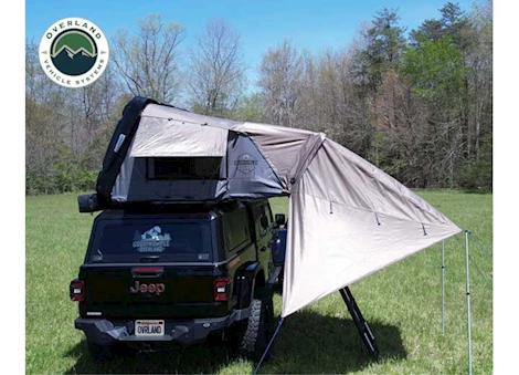 Overland Vehicle Systems BUSHVELD AWNING FOR 4 PERSON ROOF TOP TENT