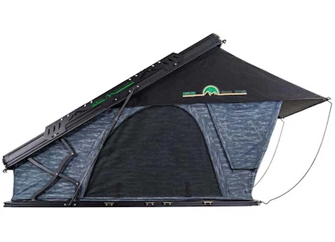 Overland Vehicle Systems Xd lohtse - clamshell aluminum roof top tent, 2 person, grey body & black rainfl Main Image