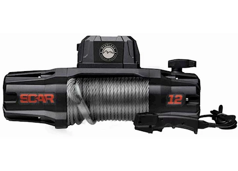 Overland Vehicle Systems 12.0 WINCH - 12,000 LB. SCAR WINCH WITH WIRELESS REMOTE STEEL CABLE