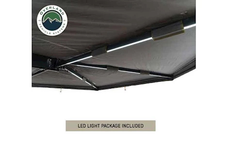 Overland Vehicle Systems XD NOMADIC 270 - AWNING W/LIGHTS & BLACK OUT, PASSENGER SIDE