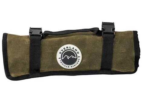 Overland Vehicle Systems LARGE WRENCH TOOL ROLL (24 SLOT) #16 WAXED CANVAS