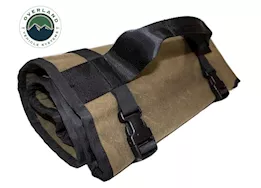 Overland Vehicle Systems Rolled bag general tools w/handle and straps - #16 waxed canvas