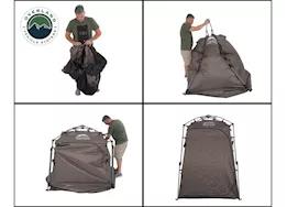 Overland Vehicle Systems Wild land camping gear - changing room w/shower and storage bag