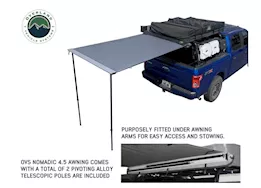Overland Vehicle Systems Nomadic awning 1.3 - 4.5ft w/black cover