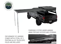 Overland Vehicle Systems Nomadic awning 2.0 - 6.5ft w/black cover