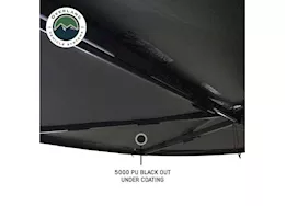 Overland Vehicle Systems Xd nomadic 270-awning w/lights & blk out , driver side, blk body, blk trim & blk