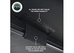 Overland Vehicle Systems Xd nomadic 270-awning w/lights & blk out , driver side, blk body, blk trim & blk