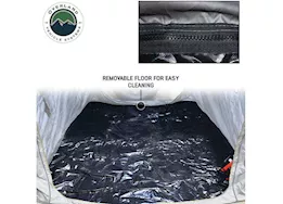 Overland Vehicle Systems Hd nomadic 2.0 awning room enclosure, grey body, green trim (4 walls & floor)