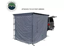 Overland Vehicle Systems Hd nomadic 2.0 awning room enclosure, grey body, green trim (4 walls & floor)
