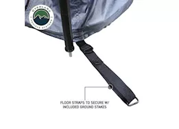 Overland Vehicle Systems Hd nomadic 2.0 awning room enclosure, grey body, green trim (4 walls & floor)