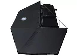 Overland Vehicle Systems Xd nomadic 270-awning w/lights & blk out , passenger side, blk body, blk trim &