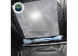 Overland Vehicle Systems Xd sherpa s4s - soft sided roof top tent, 4 person, grey body & black rainfly
