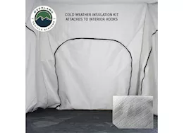 Overland Vehicle Systems Xd sherpa s4s - soft sided roof top tent, 4 person, grey body & black rainfly