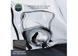 Overland Vehicle Systems Xd sherpa s4s - soft sided roof top tent, 4 person, grey body & black rainfly