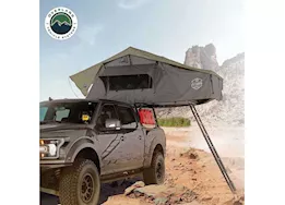 Overland Vehicle Systems N4e nomadic 4 extended roof top tent gray body green rainfly