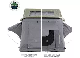Overland Vehicle Systems N4e nomadic 4 extended roof top tent gray body green rainfly