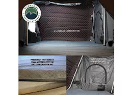 Overland Vehicle Systems Hd bundu 2 - hard shell roof top tent, 2 person, grey body & black rainfly