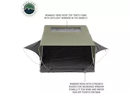 Overland Vehicle Systems N2s nomadic 2 standard roof top tent gray body green rainfly