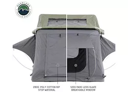 Overland Vehicle Systems N2s nomadic 2 standard roof top tent gray body green rainfly