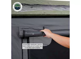 Overland Vehicle Systems N2s nomadic 2 standard roof top tent gray body green rainfly