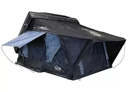 Overland Vehicle Systems Xd everest 4 - cantilever aluminum roof top tent, 4 person, grey body & black ra