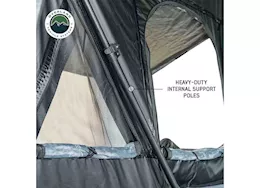 Overland Vehicle Systems Xd everest 4 - cantilever aluminum roof top tent, 4 person, grey body & black ra