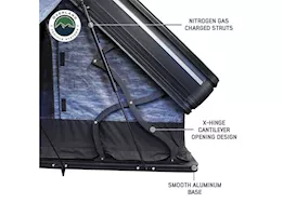 Overland Vehicle Systems Xd everest 4 - cantilever aluminum roof top tent, 4 person, grey body & black ra