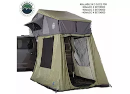 Overland Vehicle Systems N2e nomadic 2 extended roof top tent annex room