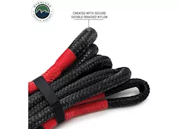 Overland Vehicle Systems Brute kinetic recovery rope 7/8in x 20ft w/storage bag