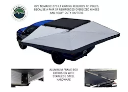 Overland Vehicle Systems Nomadic lt 270 awning & wall 1, 2, &  mounting brackets - driverside