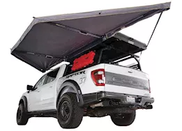 Overland Vehicle Systems Hd nomadic 180 lte - awning, grey body, green trim & black travel cover